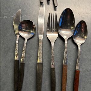 44 pc Interpur Stainless Steel Japan MCM cutlery